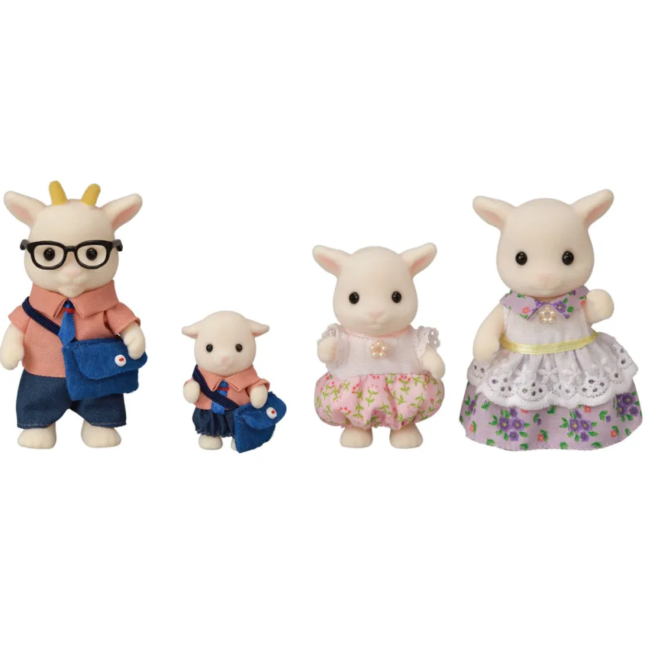 Epoch Everlasting Play Calico Critters Goat Family - Owl & Goose Gifts| Plush Toys|Imaginative Play