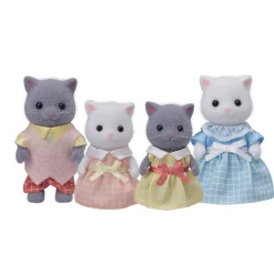 Epoch Everlasting Play Calico Critters Persian Cat Family| Plush Toys|Imaginative Play