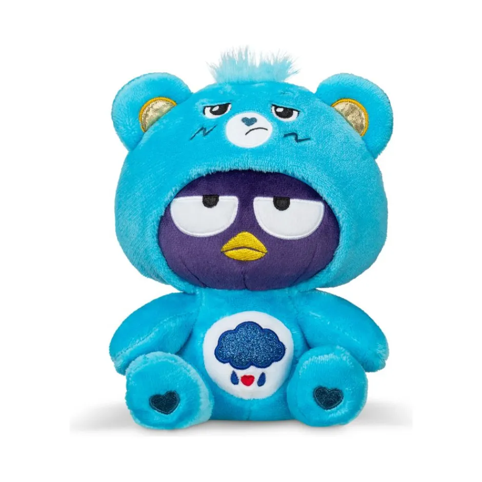Owl & Goose Gifts Care Bears x Hello Kitty 9 Inch Badtz-Maru as Grumpy Bear Plush Toy -| Plush Toys