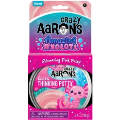 Owl & Goose Gifts Crazy Aarons Amazing Axolotl Full Size 4 Inch Thinking Putty| Sensory Toys
