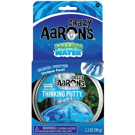 Owl & Goose Gifts Crazy Aarons Falling Water Full Size 4 Inch Thinking Putty Tin -| Sensory Toys