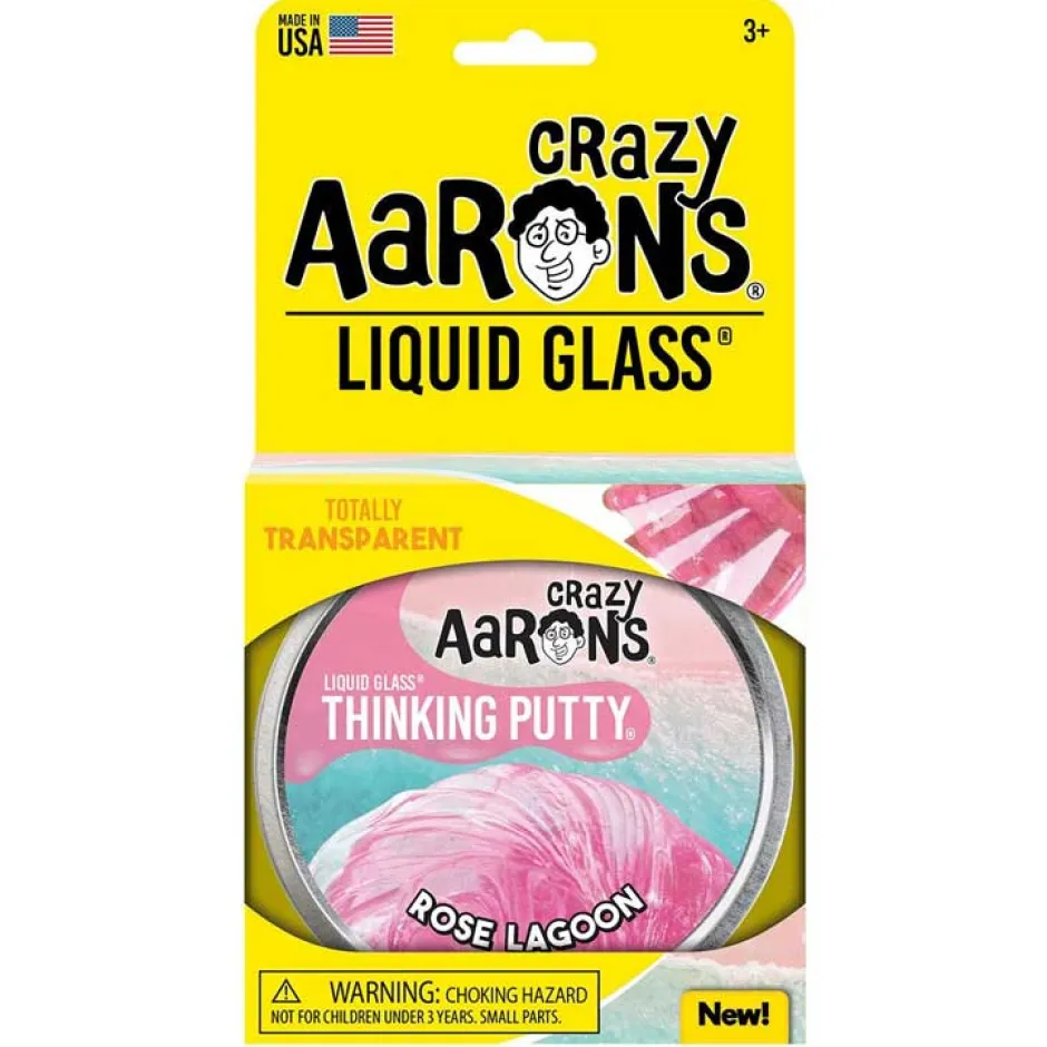 Owl & Goose Gifts Crazy Aarons Rose Lagoon Full Size 4 Inch Thinking Putty Tin -| Sensory Toys