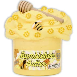 Owl & Goose Gifts Dope Slimes 8 oz Bumblebee Butter Slime -| Sensory Toys