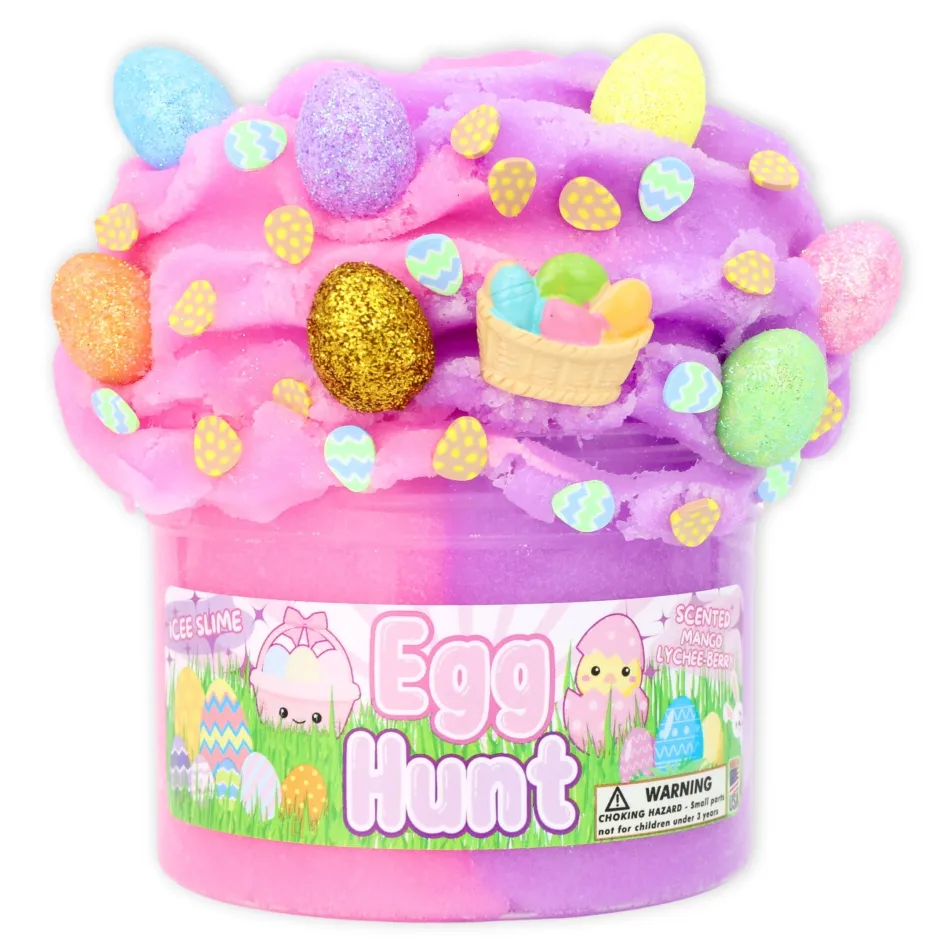 Owl & Goose Gifts Dope Slimes 8 oz Egg Hunt Easter Slime -| Sensory Toys