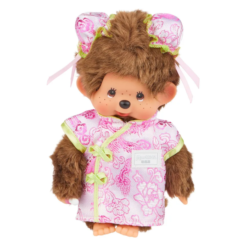 Sekiguchi Monchhichi China Dress Girl Plush Toy| Plush Toys