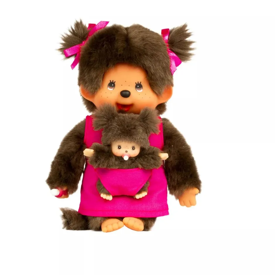 Sekiguchi Monchhichi Mother Care Plush Toy - Pink| Plush Toys