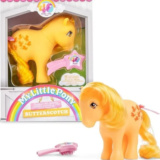 Owl & Goose Gifts My Little Pony 40th Anniversary Original Ponies - Butterscotch -| Imaginative Play