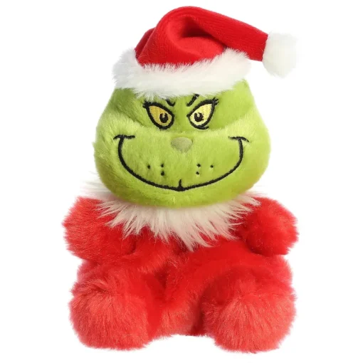 Owl & Goose Gifts Palm Pals 5 Inch Dr. Suess Santa Grinch Plush Toy -| Plush Toys