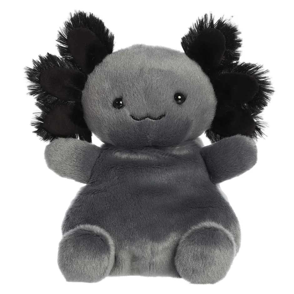 Aurora Palm Pals Party Sized 8 Inch Onyx the Axolotl Plush Toy - Owl & Goose Gifts| Plush Toys