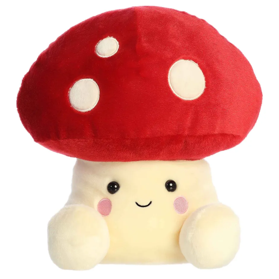 Aurora Palm Pals Party Sized 13 Inch Amanita the Mushroom Plush Toy| Plush Toys