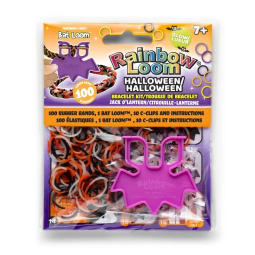 Rainbow Loom Halloween Jack O Lantern Fun Pack Bracelet Kit| Activities & Crafts