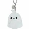 Owl & Goose Gifts Squishable 3 Inch Ghost Micro Clip -| Plush Toys|Plush Clips