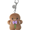 Owl & Goose Gifts Squishable 3 Inch Gingerbread Man Micro Clip -| Plush Toys|Plush Clips