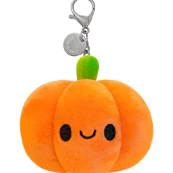 Owl & Goose Gifts Squishable 3 Inch Pumpkin Micro Clip -| Plush Toys|Plush Clips