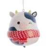 Owl & Goose Gifts Squishmallow 3" Character Ornament - CONNOR THE COW| Lifestyle