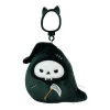 JazWares Squishmallow 3.5 Inch Otto the Reaper Halloween Plush Clip - Owl & Goose Gifts| Plush Clips
