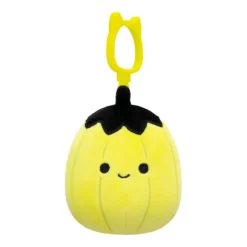 JazWares Squishmallow 3.5 Inch Walt the Yellow Pumpkin Halloween Plush Clip - Owl & Goose Gifts| Plush Clips