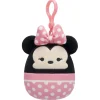 Jazwares Squishmallow Clip Minnie Mouse - Disney 3.5 Inch| Plush Clips