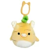 Jazwares Squishmallow Clip Turnip Pig - Pete 3.5 Inch| Plush Clips