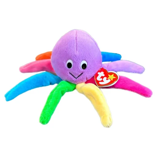 Owl & Goose Gifts Ty Beanie Babies Blinky the Octopus 30th Anniversary Plush Toy -| Plush Toys