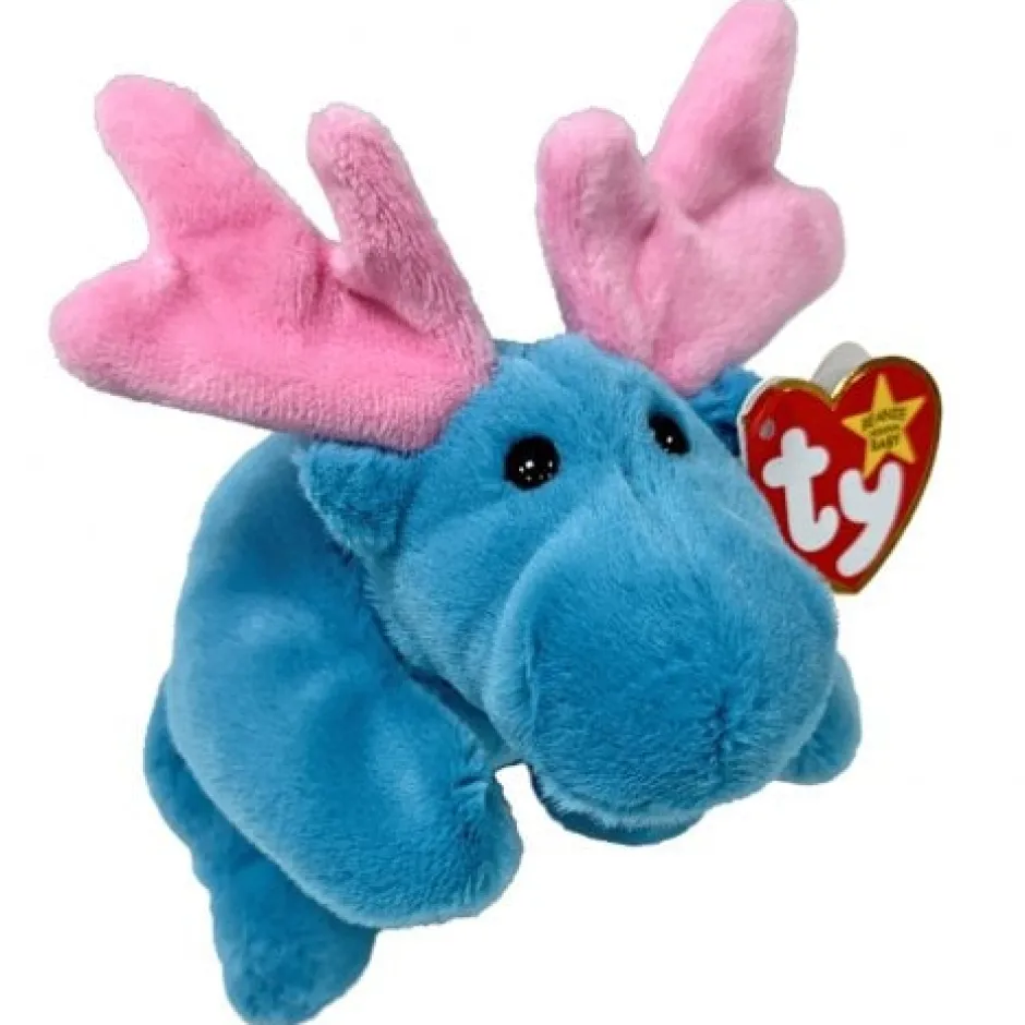 Owl & Goose Gifts Ty Beanie Babies Hudson the Moose 30th Anniversary Plush Toy| Plush Toys