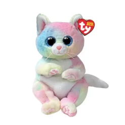 Owl & Goose Gifts Ty Beanie Bellies 8 Inch Jenni the Rainbow Cat Plush Toy -| Plush Toys