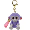 Owl & Goose Gifts Ty Mini Boos 2.5 Inch Grapes the Monkey Clip -| Plush Toys|Keychains