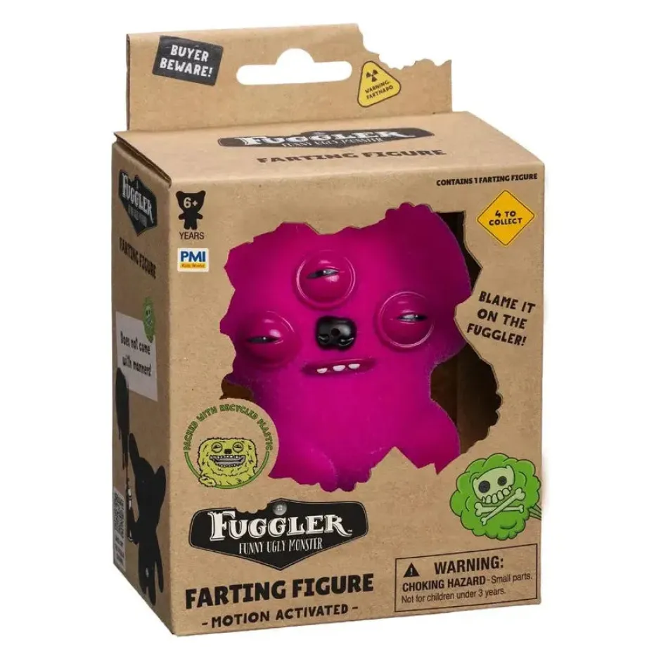 Zuru Fugglers 3.5 Inch Fugglers Farting - Pink| Plush Toys